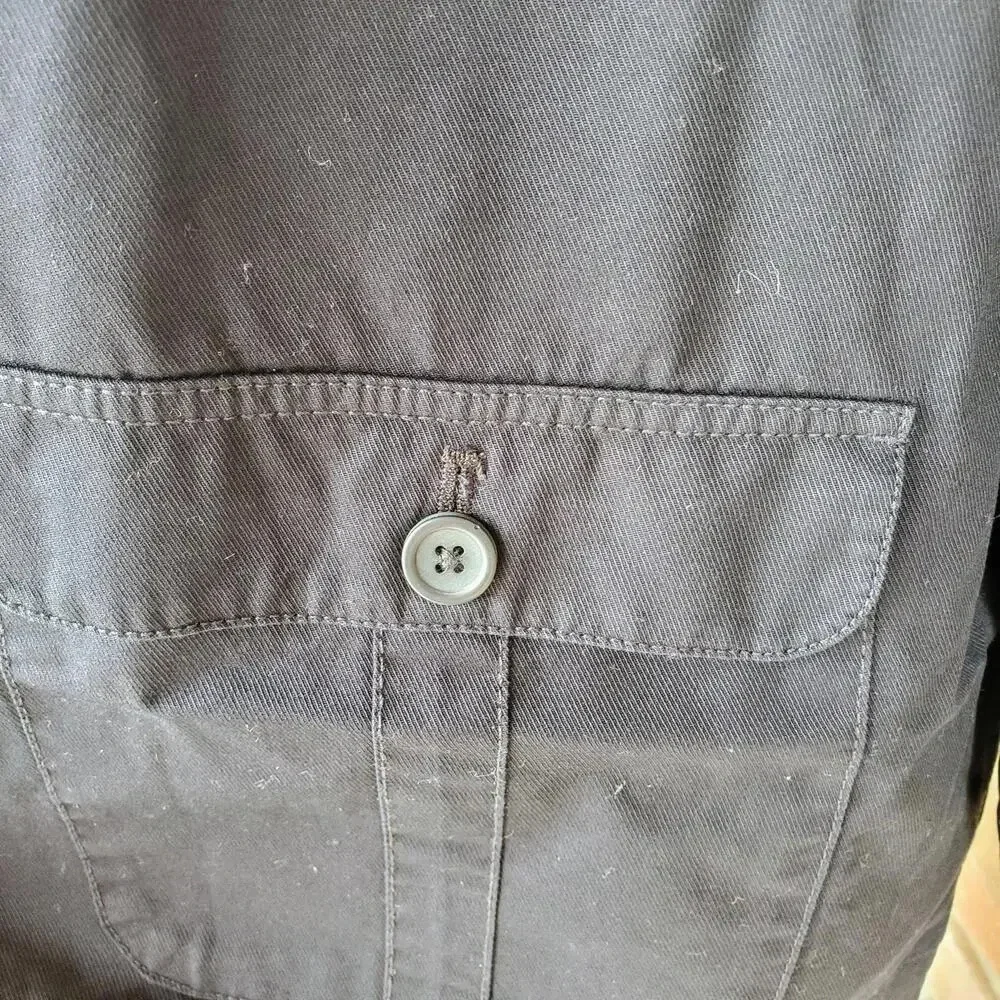 NEW Denim & Co. Cotton Twill Utility Jacket with Embroidery Women's Size XL - Picture 13 of 15